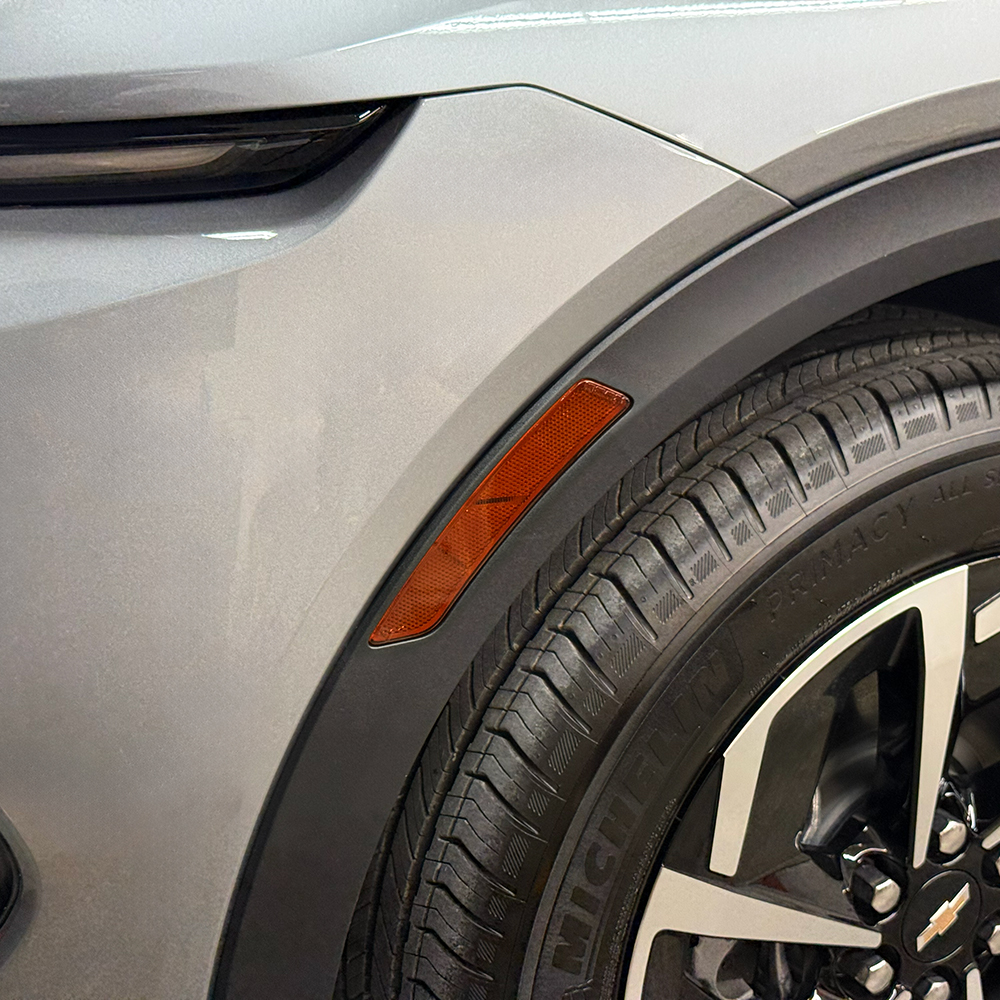 Crux Moto Side Reflector Tint Front & Rear Vinyl Overlay – Light Smoke 50% | Precision Fit for Chevrolet Equinox EV 2024 + - Image 2