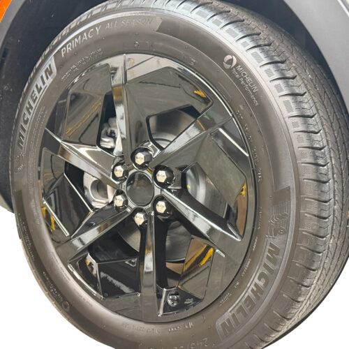 Crux Moto 19" Wheel Vinyl Wrap Overlay | Gloss Black | Precision Fit compatible with Chevrolet Equinox EV 2024 + - Image 4