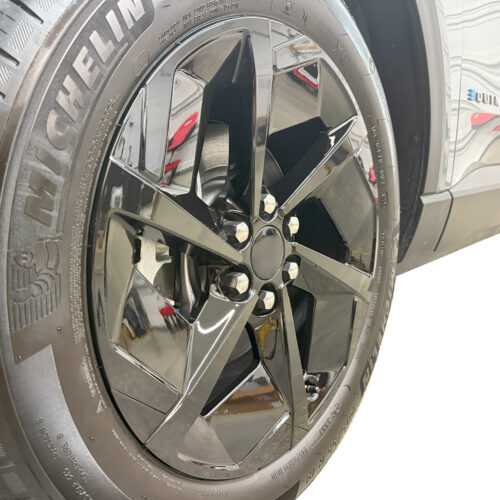 Crux Moto 19" Wheel Vinyl Wrap Overlay | Gloss Black | Precision Fit compatible with Chevrolet Equinox EV 2024 + - Image 5