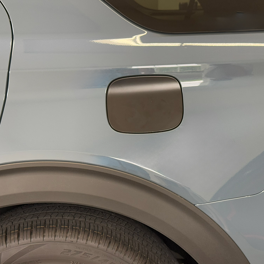 Crux Moto Fuel Door Vinyl Wrap Overlay | Precision fit compatible with Ford Explorer 2025 +