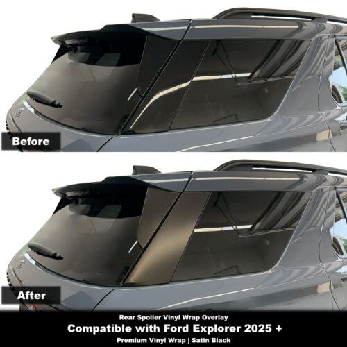 Crux Moto D Pillar Vinyl Wrap Overlay | Precision fit compatible with Ford Explorer 2025 +