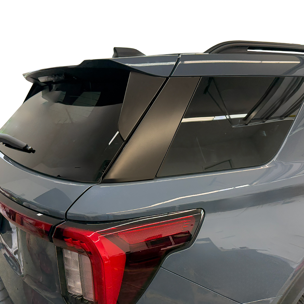 Crux Moto D Pillar Vinyl Wrap Overlay | Precision fit compatible with Ford Explorer 2025 +