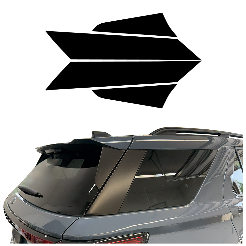 Crux Moto D Pillar Vinyl Wrap Overlay | Precision fit compatible with Ford Explorer 2025 + - Image 4