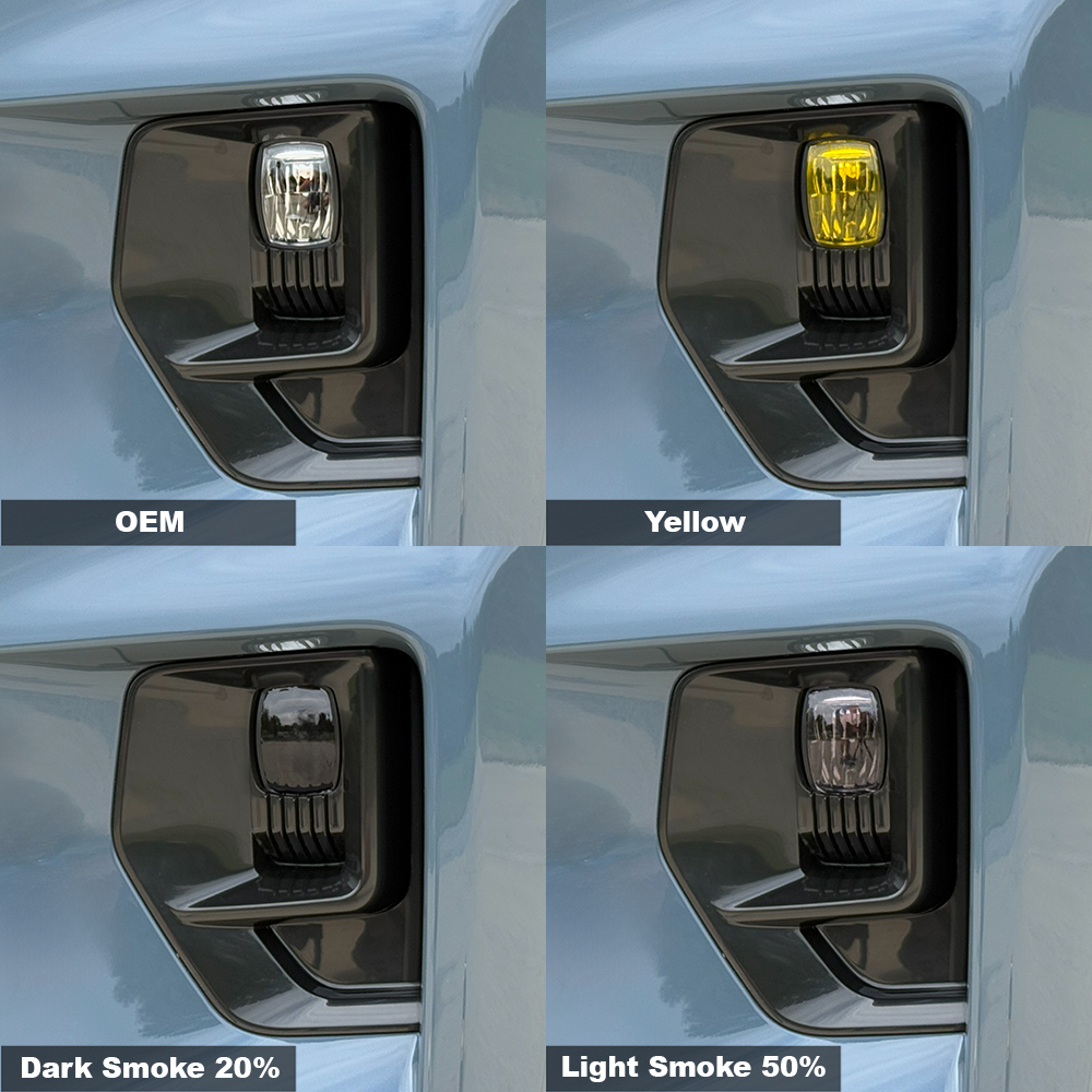 Crux Moto Fog Light Tint Vinyl Overlay – Dark Smoke 20% | Precision Fit for Ford Explorer 2025 + - Image 5