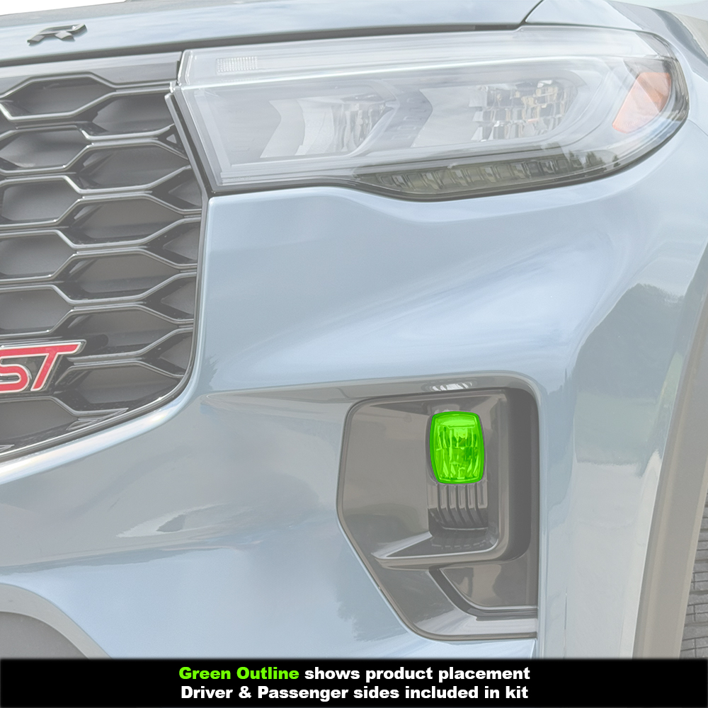 Crux Moto Fog Light Paint Protection Film Vinyl Overlay | Precision Fit for Ford Explorer 2025 +