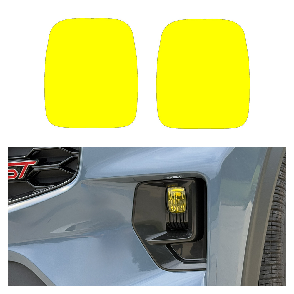 Crux Moto Fog Light Tint Vinyl Overlay – Yellow | Precision Fit for Ford Explorer 2025 + - Image 4