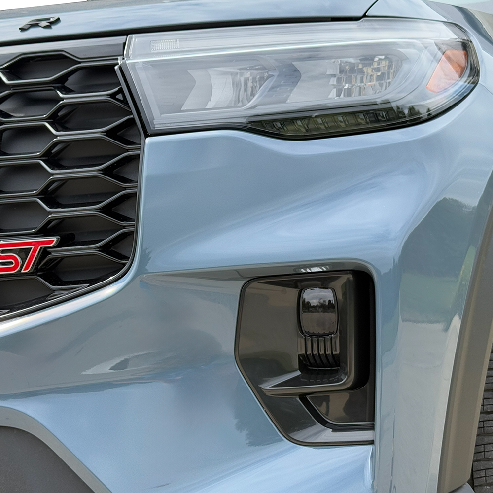 Crux Moto Fog Light Tint Vinyl Overlay – Dark Smoke 20% | Precision Fit for Ford Explorer 2025 +
