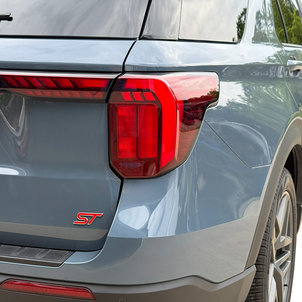 Crux Moto Tail Light Tint Vinyl Overlay – Red | Precision Fit for Ford Explorer 2025 +