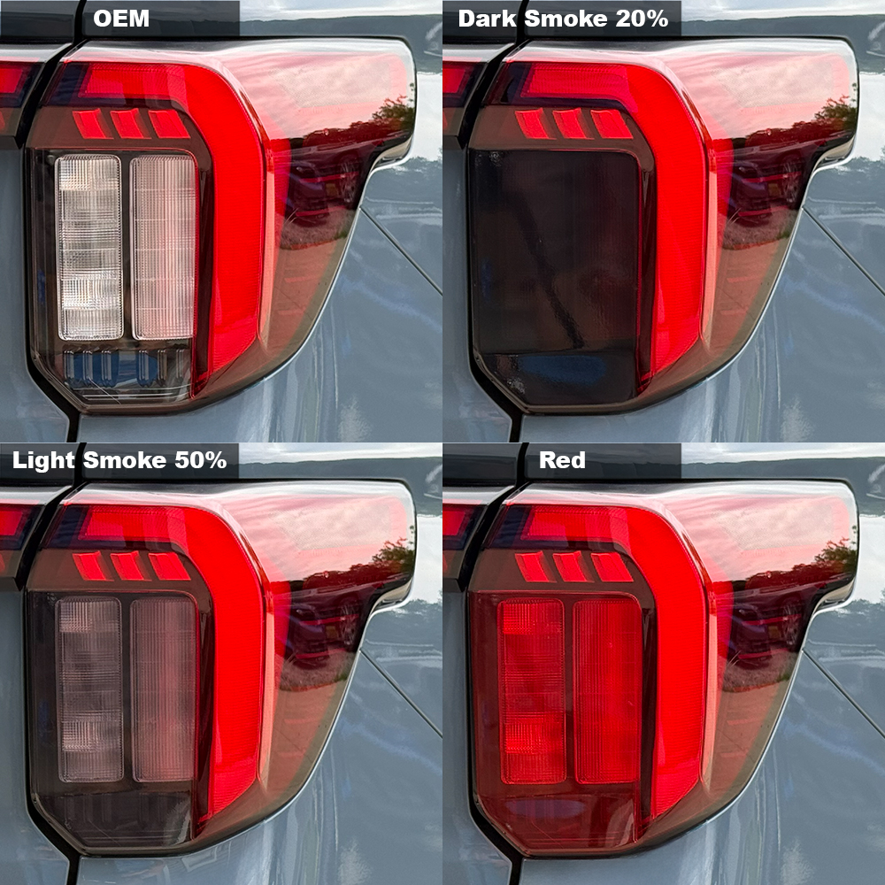 Crux Moto Tail Light Tint Vinyl Overlay – Red | Precision Fit for Ford Explorer 2025 + - Image 4