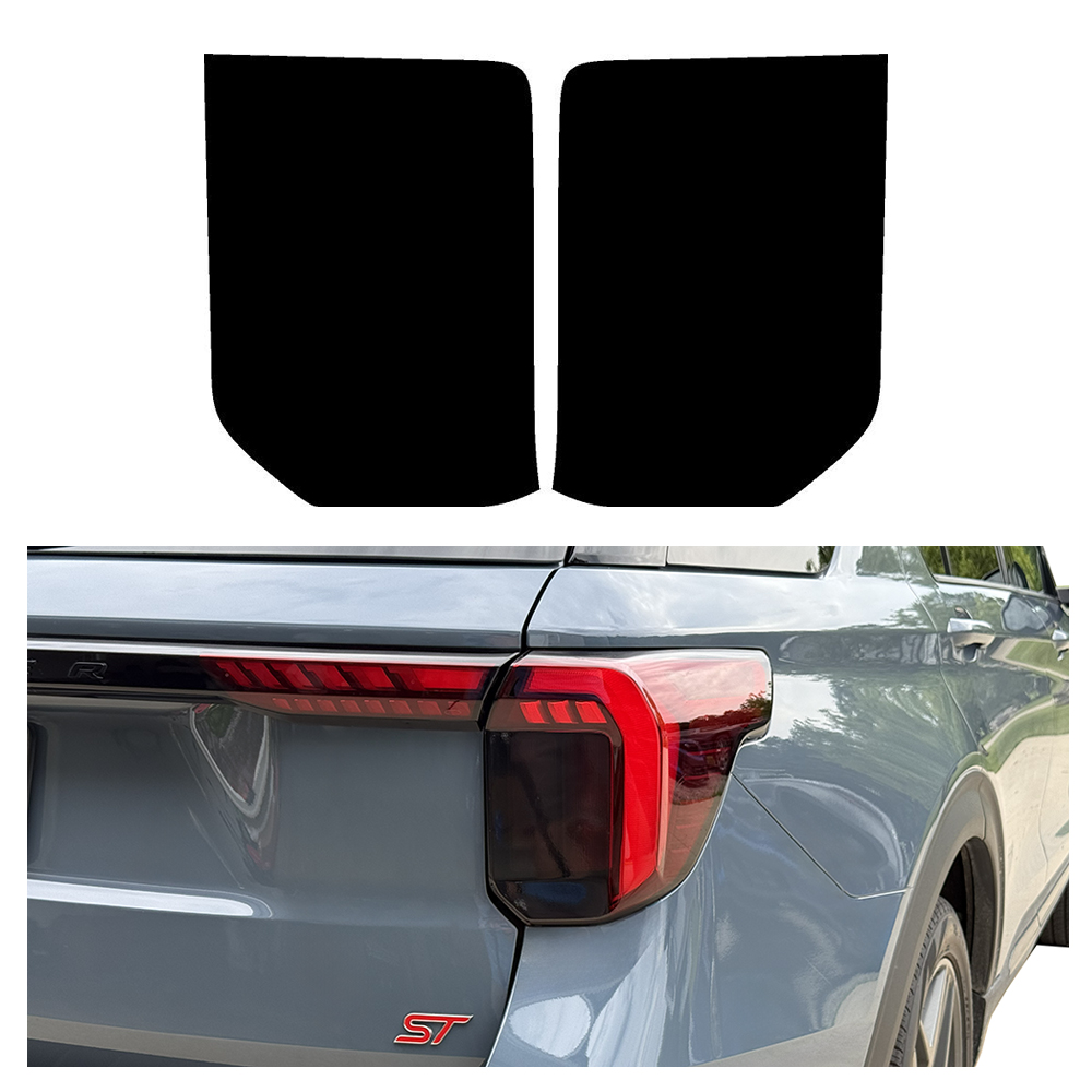 Crux Moto Tail Light Tint Vinyl Overlay – Dark Smoke 20% | Precision Fit for Ford Explorer 2025 + - Image 3