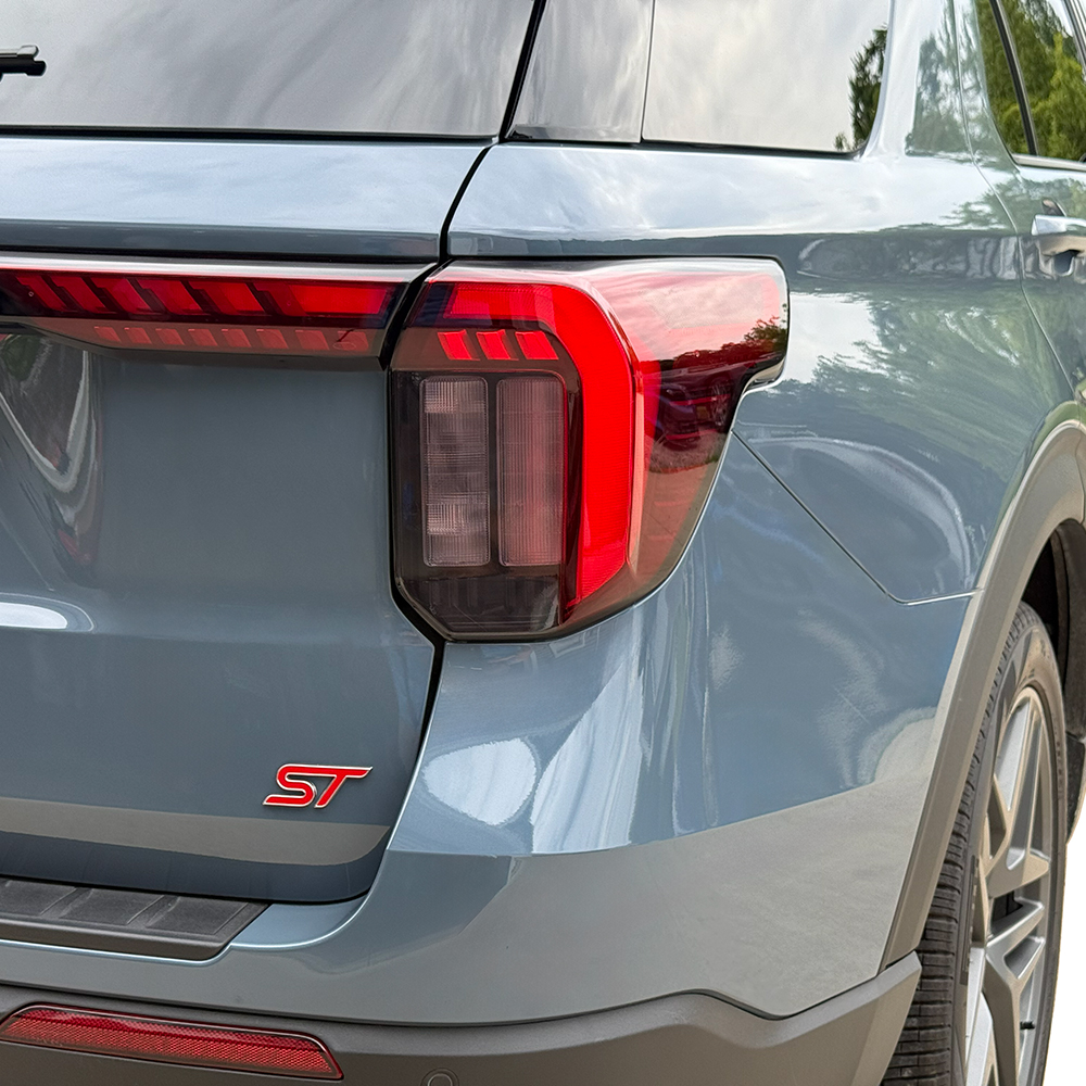 Crux Moto Tail Light Tint Vinyl Overlay – Light Smoke 50% | Precision Fit for Ford Explorer 2025 +