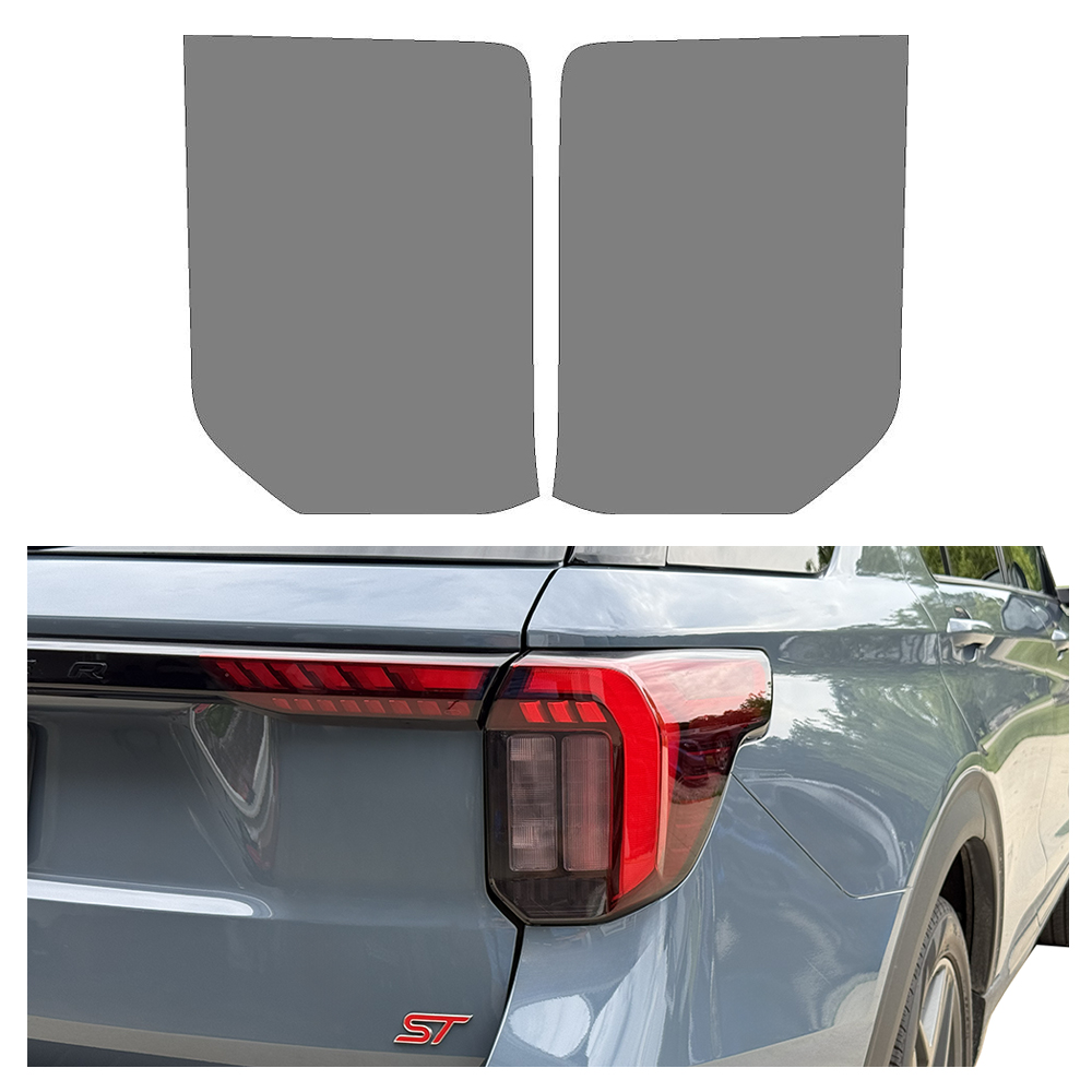 Crux Moto Tail Light Tint Vinyl Overlay – Light Smoke 50% | Precision Fit for Ford Explorer 2025 + - Image 4