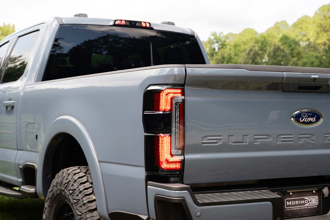 Morimoto XB Led Tail Lights Smoked compatible with 2023 + Ford Super Duty - Image 12