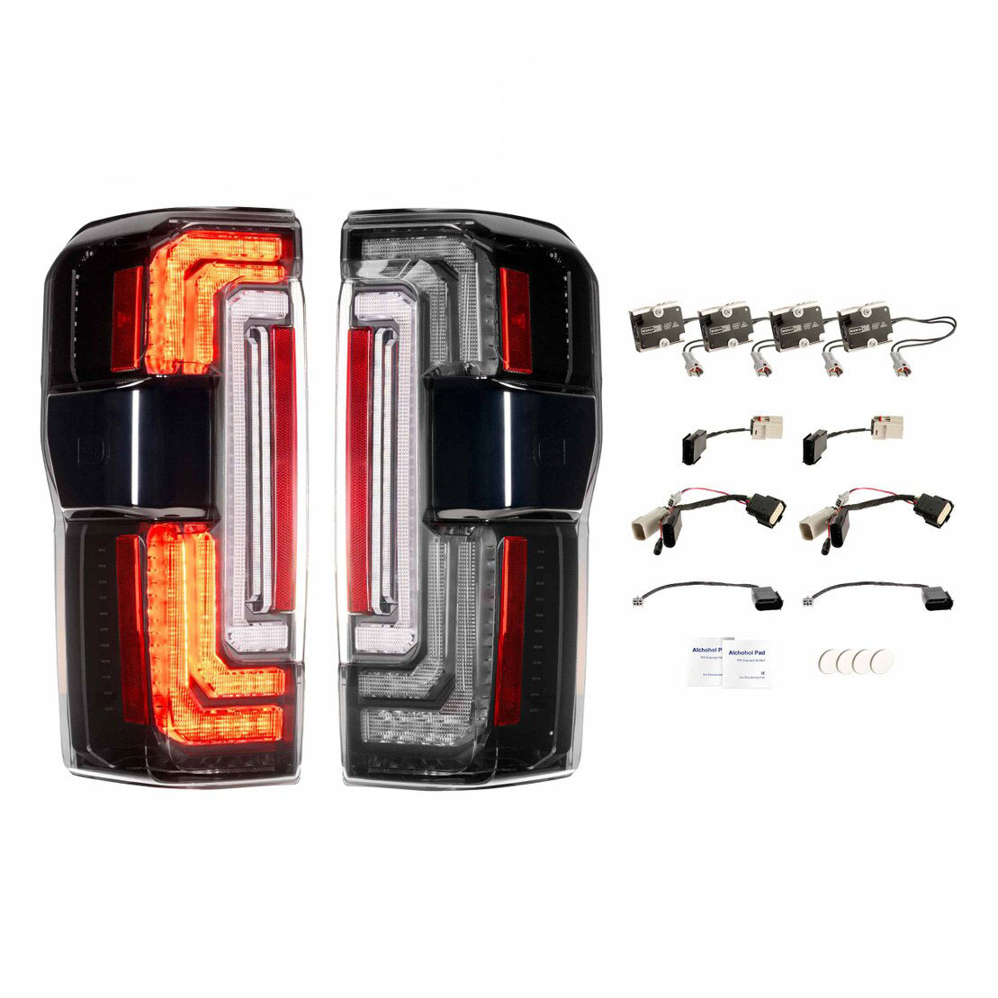 Morimoto XB Led Tail Lights Smoked compatible with 2023 + Ford Super Duty