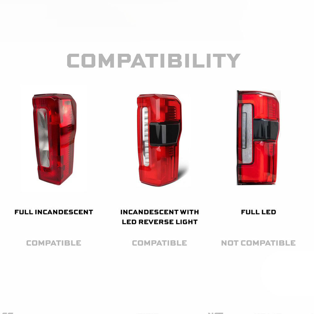 Morimoto XB Led Tail Lights Smoked compatible with 2023 + Ford Super Duty - Image 4