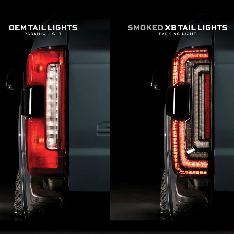 Morimoto XB Led Tail Lights Smoked compatible with 2023 + Ford Super Duty - Image 8