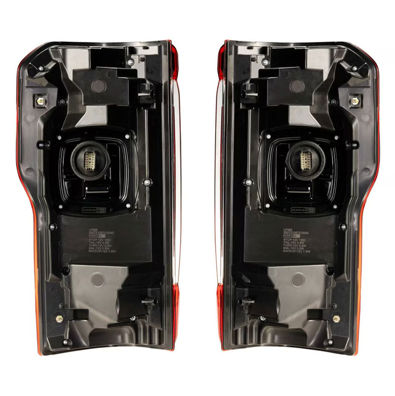 Morimoto XB Led Tail Lights Red compatible with 2023 + Ford Super Duty