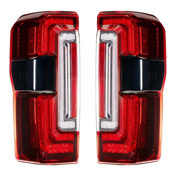 Morimoto XB Led Tail Lights Red compatible with 2023 + Ford Super Duty