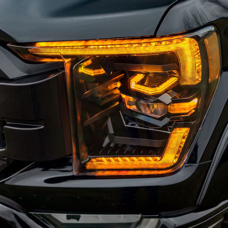 Morimoto XB LED Headlights Amber DRL for Ford F150 2021 - 2023 - Image 7