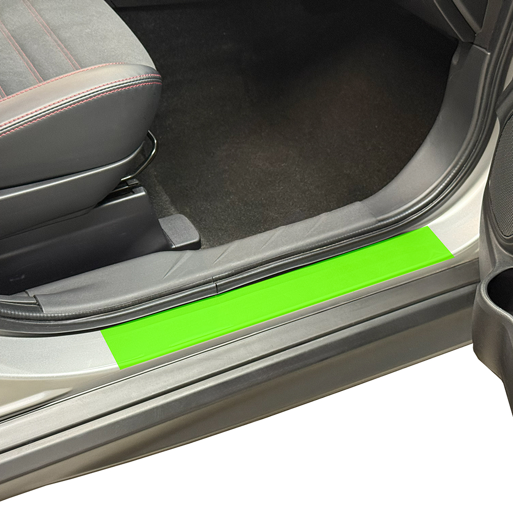 Crux Moto Door Sill Paint Protection Film Vinyl Overlay | Precision Fit for Mitsubishi Outlander Sport 2020 +