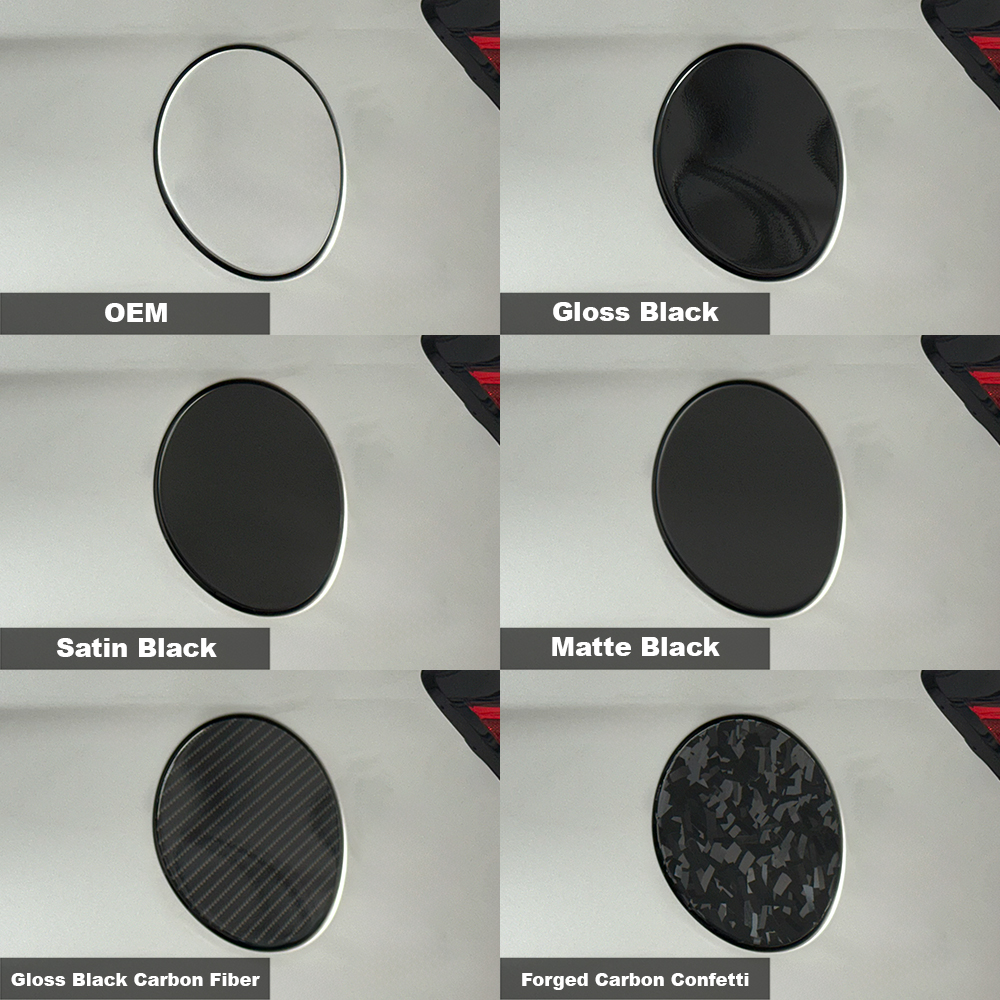 Crux Moto Fuel Door Vinyl Wrap Overlay- Gloss Black | Precision fit compatible with Mitsubishi Outlander Sport 2020 + - Image 4