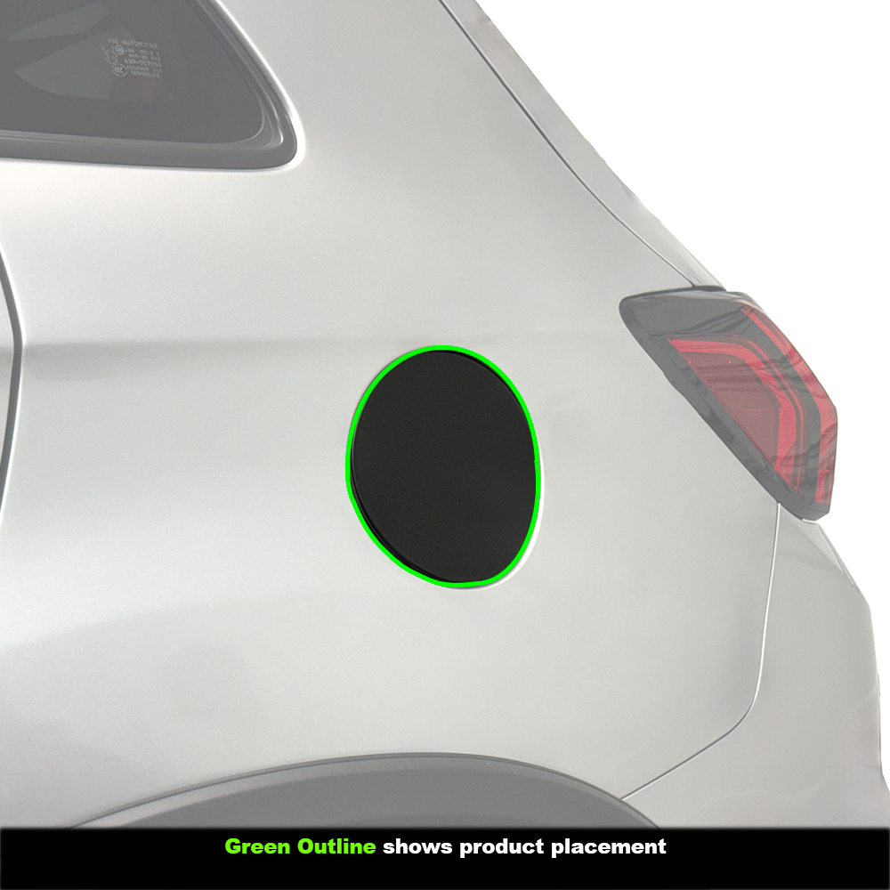 Crux Moto Fuel Door Vinyl Wrap Overlay- Satin Black | Precision fit compatible with Mitsubishi Outlander Sport 2020 + - Image 6