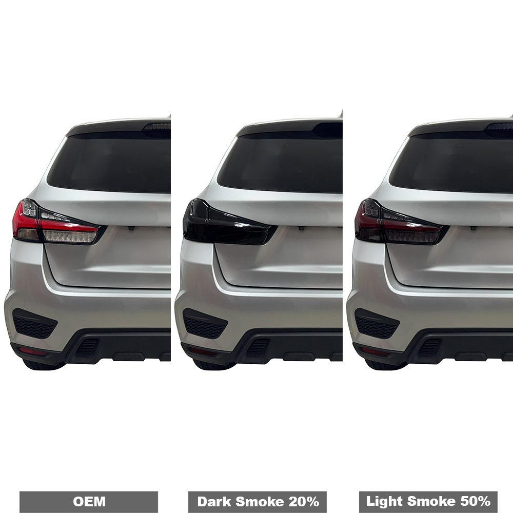 Crux Moto Rear Tint Kit Vinyl Overlays – Dark Smoke 20% | Precision Fit for Mitsubishi Outlander Sport 2020 + - Image 4