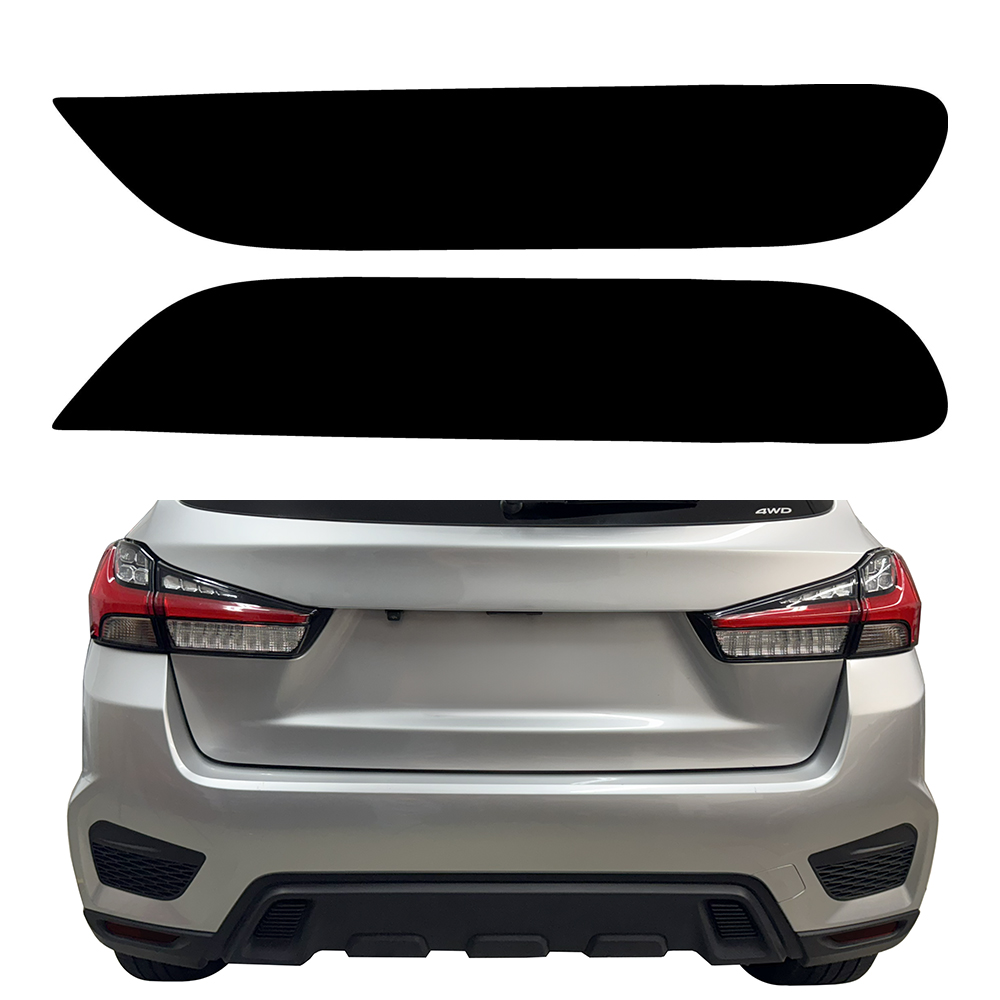 Crux Moto Bumper Reflector Tint Vinyl Overlay – Dark Smoke 20% | Precision Fit for Mitsubishi Outlander Sport 2020 + - Image 6
