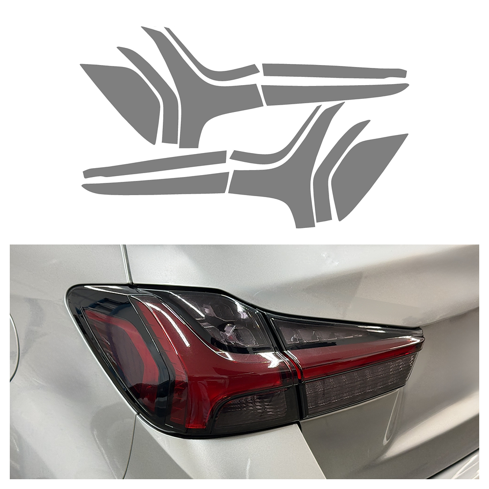 Crux Moto Full Tail Light Tint Vinyl Overlay – Light Smoke 50% | Precision Fit for Mitsubishi Outlander Sport 2020 + - Image 6