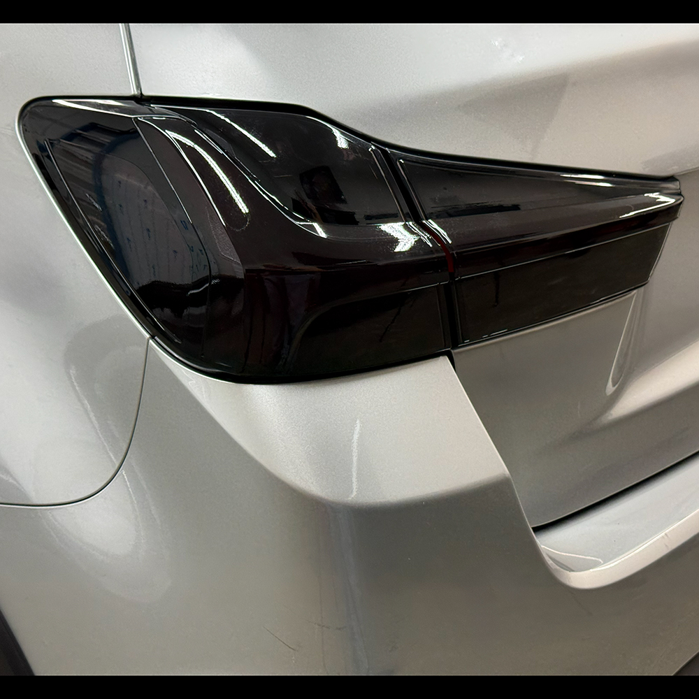 Crux Moto Full Tail Light Tint Vinyl Overlay – Dark Smoke 20% | Precision Fit for Mitsubishi Outlander Sport 2020 + - Image 3