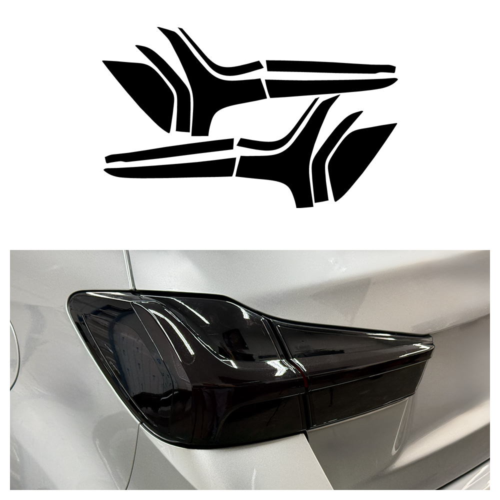 Crux Moto Full Tail Light Tint Vinyl Overlay – Dark Smoke 20% | Precision Fit for Mitsubishi Outlander Sport 2020 + - Image 6