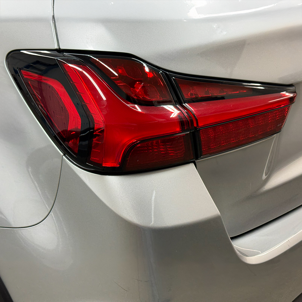 Crux Moto Rear Tail Light Tint Vinyl Overlay – Red | Precision Fit for Mitsubishi Outlander Sport 2020 + - Image 3
