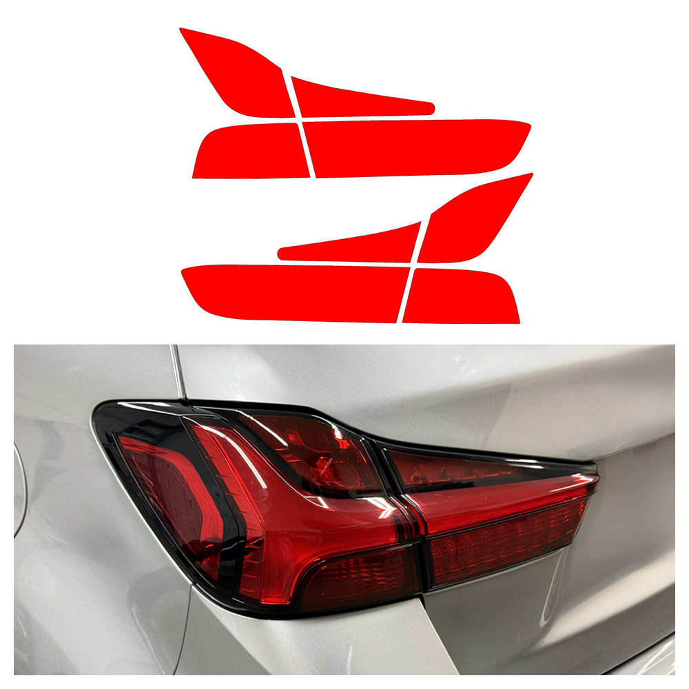 Crux Moto Rear Tail Light Tint Vinyl Overlay – Red | Precision Fit for Mitsubishi Outlander Sport 2020 + - Image 6