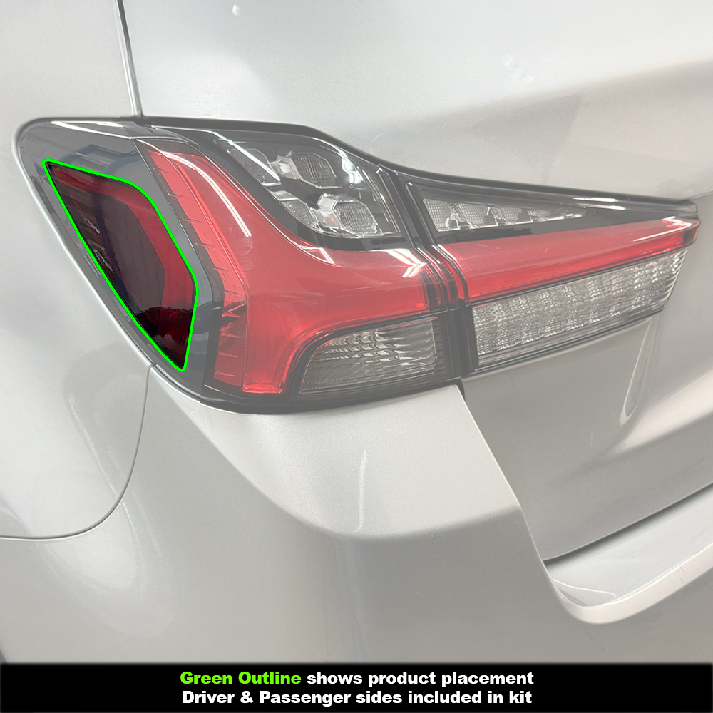 Crux Moto Tail Light Side Tint Vinyl Overlay – Light Smoke 50% | Precision Fit for Mitsubishi Outlander Sport 2020 + - Image 3