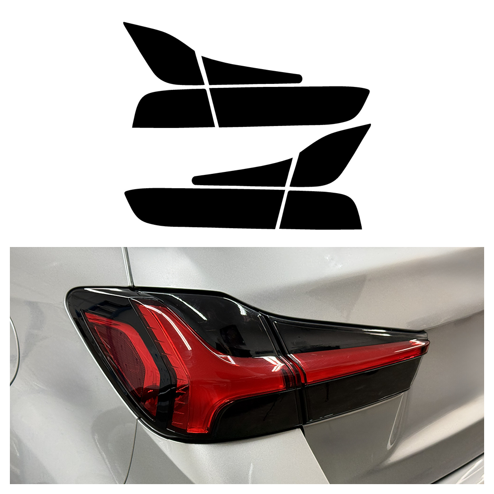 Crux Moto Rear Tail Light Tint Vinyl Overlay – Dark Smoke 20% | Precision Fit for Mitsubishi Outlander Sport 2020 + - Image 6