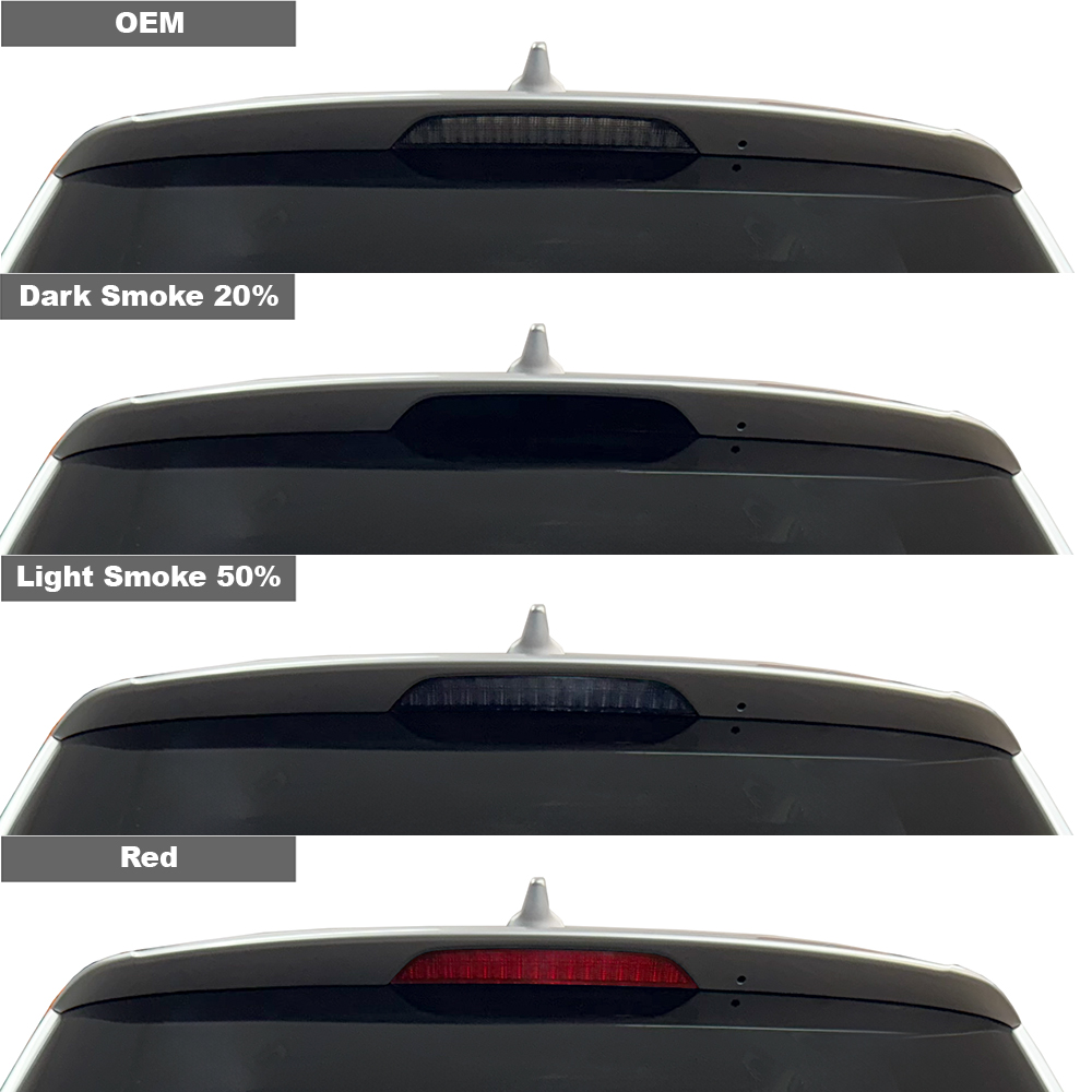 Crux Moto Third Brake Light Tint Vinyl Overlay – Red | Precision Fit for Mitsubishi Outlander Sport 2020 + - Image 4