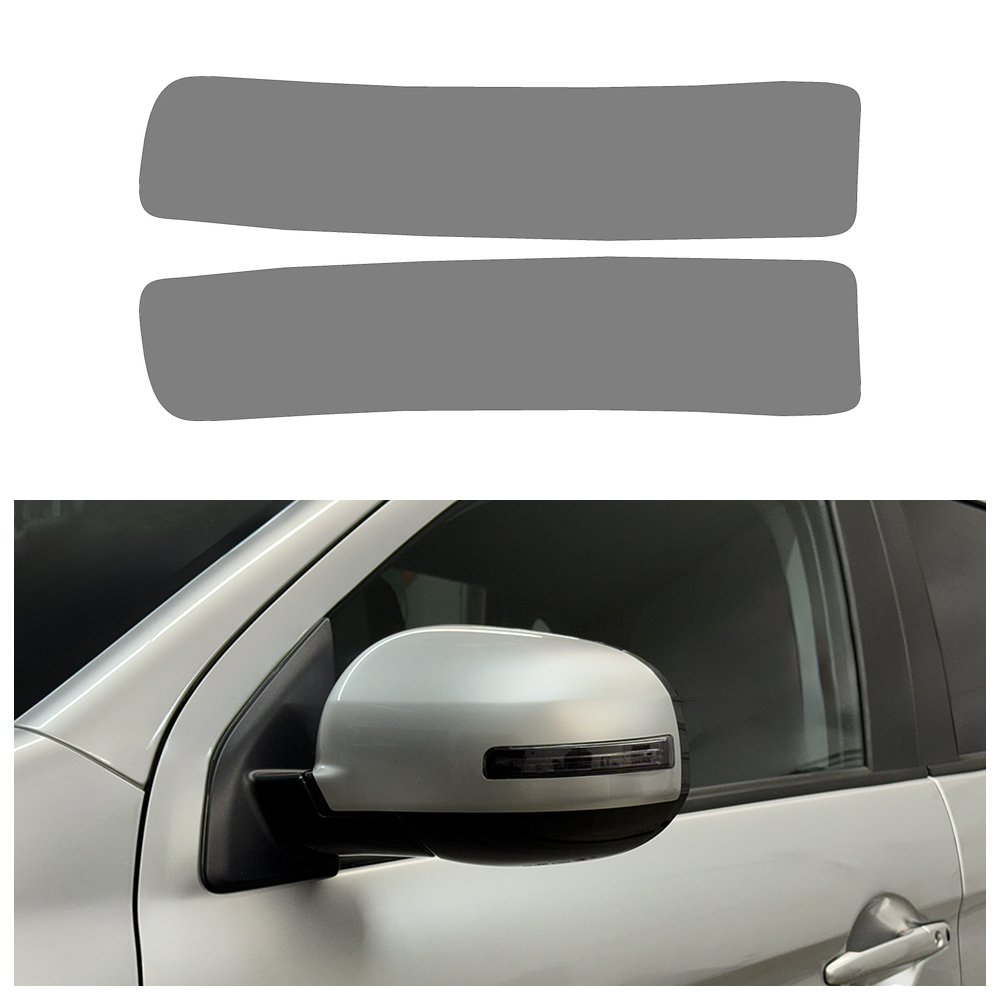 Crux Moto Mirror Turn Signal Tint Vinyl Overlay – Light Smoke 50% | Precision Fit for Mitsubishi Outlander Sport 2020 + - Image 4
