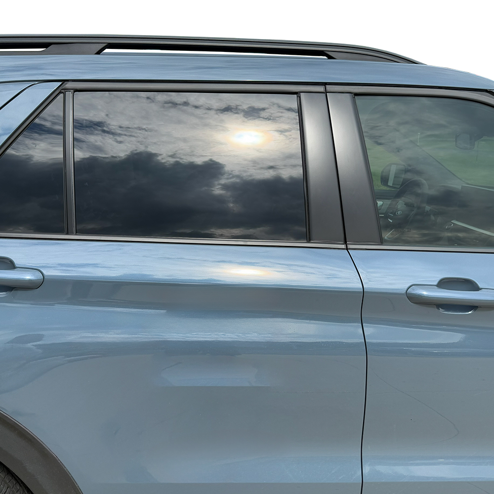 Crux Moto B Pillar Vinyl Wrap Overlay | Precision fit compatible with Ford Explorer 2025 +
