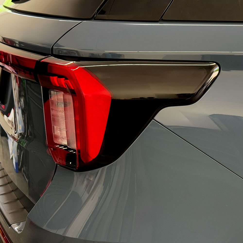 Crux Moto Tail Light Side Pillar Vinyl Wrap Overlay | Precision fit compatible with Ford Explorer 2025 +