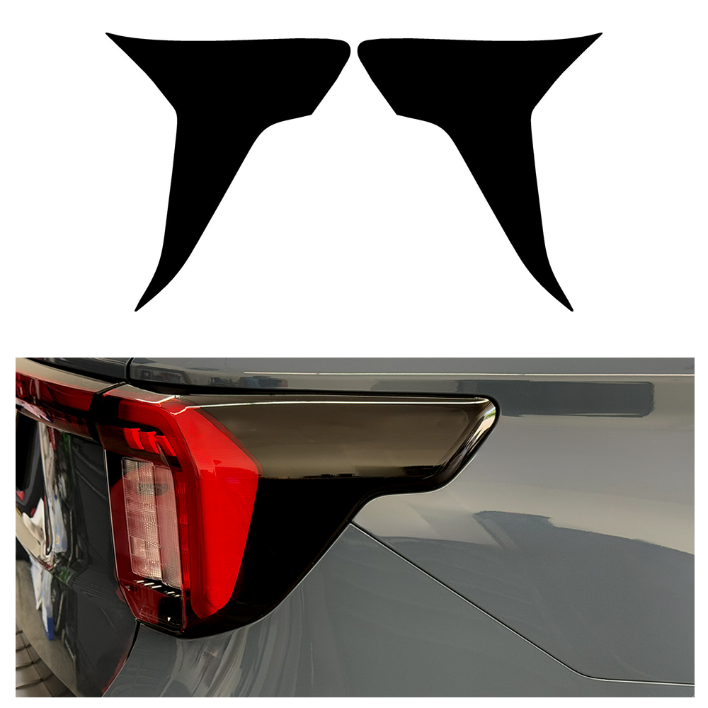 Crux Moto Tail Light Side Pillar Vinyl Wrap Overlay | Precision fit compatible with Ford Explorer 2025 + - Image 4
