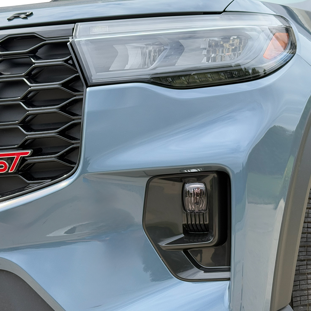 Crux Moto Fog Light Tint Vinyl Overlay – Light Smoke 50% | Precision Fit for Ford Explorer 2025 +