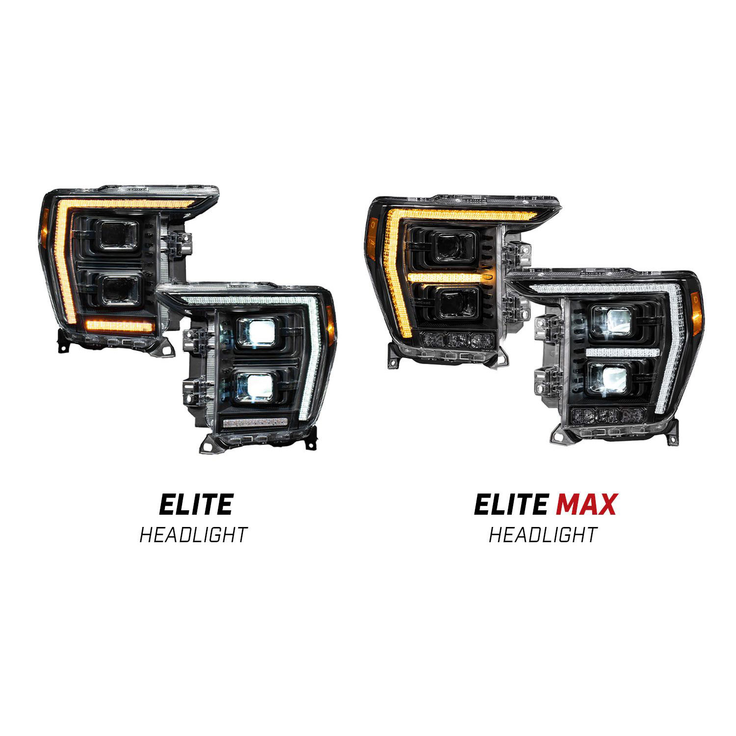 Diode Dynamics Elite Series LED Headlights for Ford F150 2021 - 2023 - Image 6