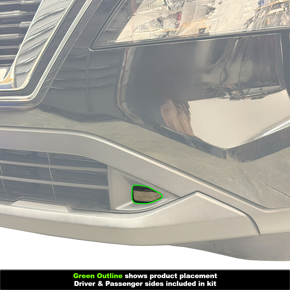 Crux Moto Fog Light Tint Vinyl Overlay – Light Smoke 50% | Precision Fit for Nissan Rogue 2021 + - Image 3
