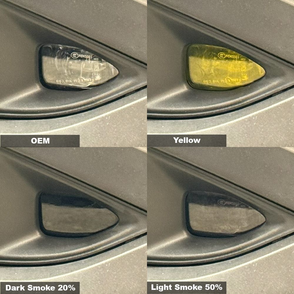 Crux Moto Fog Light Tint Vinyl Overlay – Yellow | Precision Fit for Nissan Rogue 2021 + - Image 5