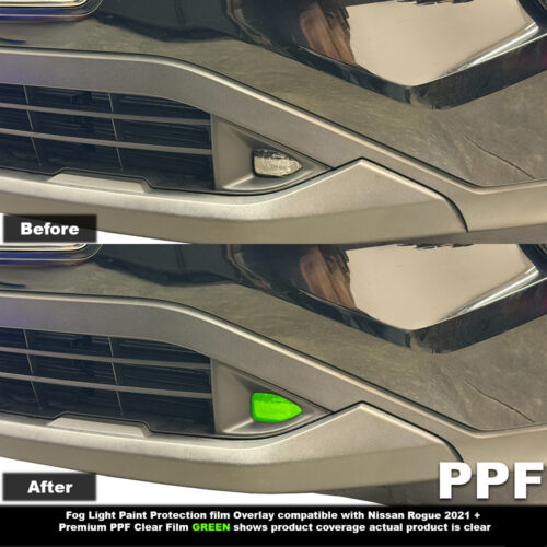 Crux Moto Fog Light PPF Vinyl Overlays – PPF | Precision Fit for Nissan Rogue 2021 +