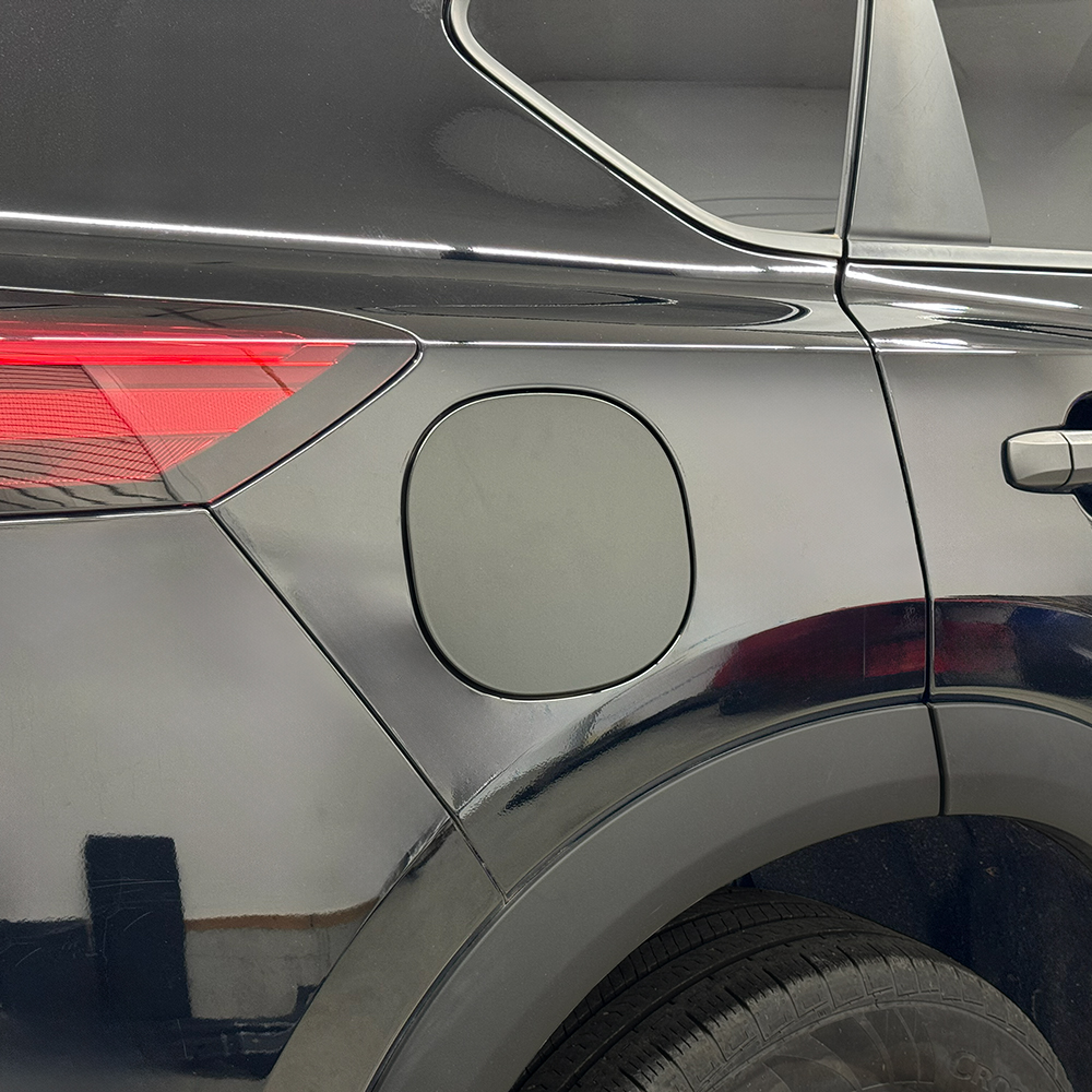 Crux Moto Fuel Door Vinyl Wrap Overlay | Precision fit compatible with Nissan Rogue 2021 +