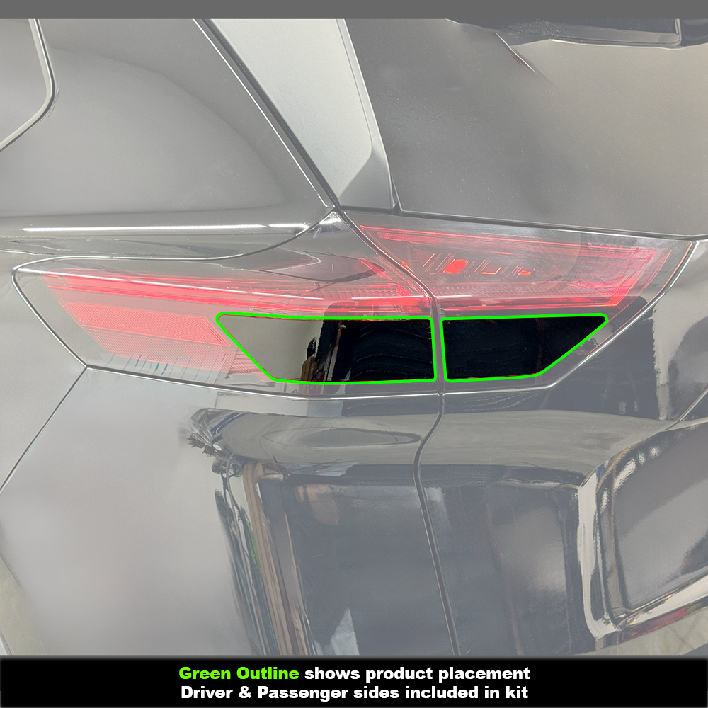 Crux Moto Tail Light Turn & Reverse Tint Vinyl Overlay – Dark Smoke 20% | Precision Fit for Nissan Rogue 2021 + - Image 4