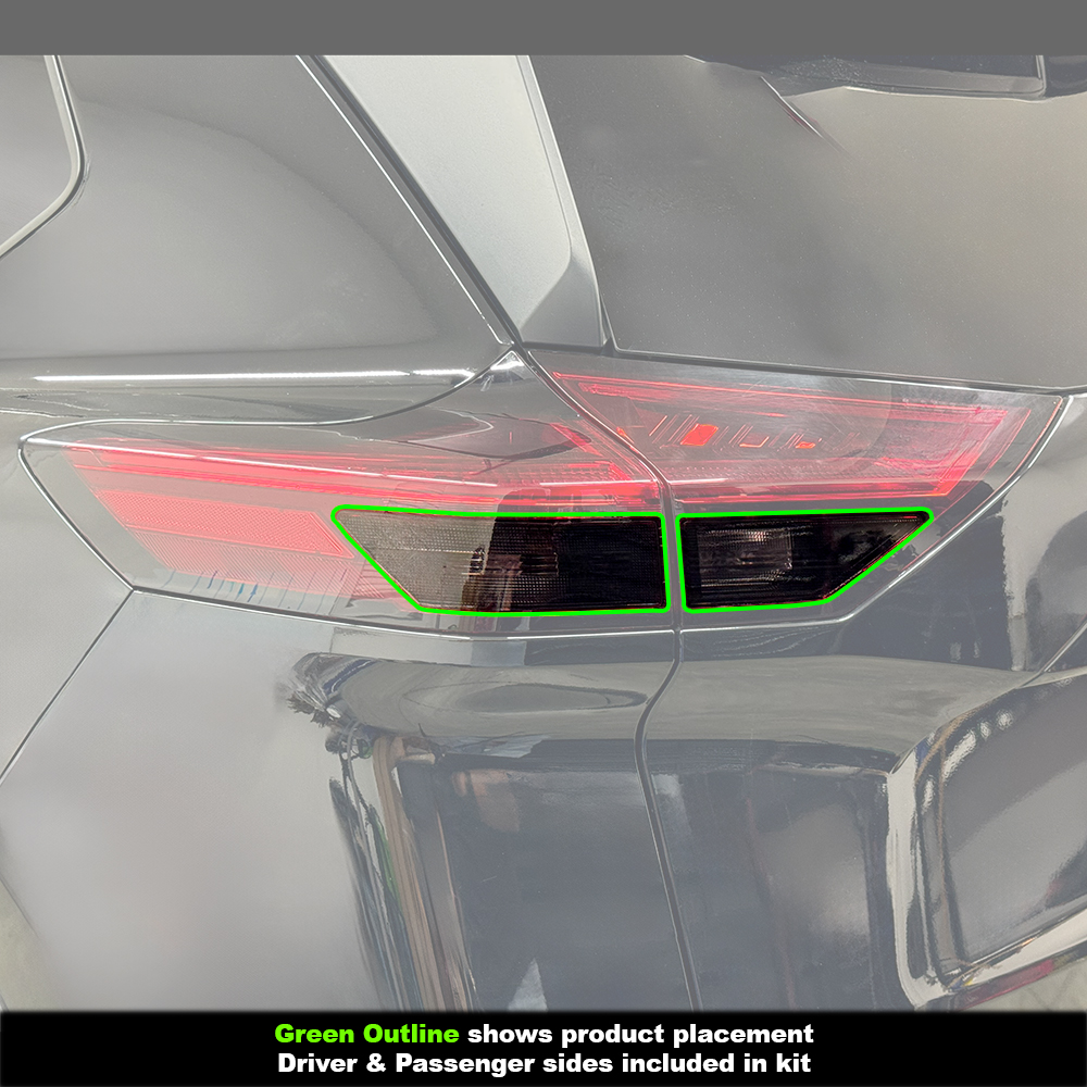 Crux Moto Tail Light Turn & Reverse Tint Vinyl Overlay – Light Smoke 50% | Precision Fit for Nissan Rogue 2021 + - Image 4