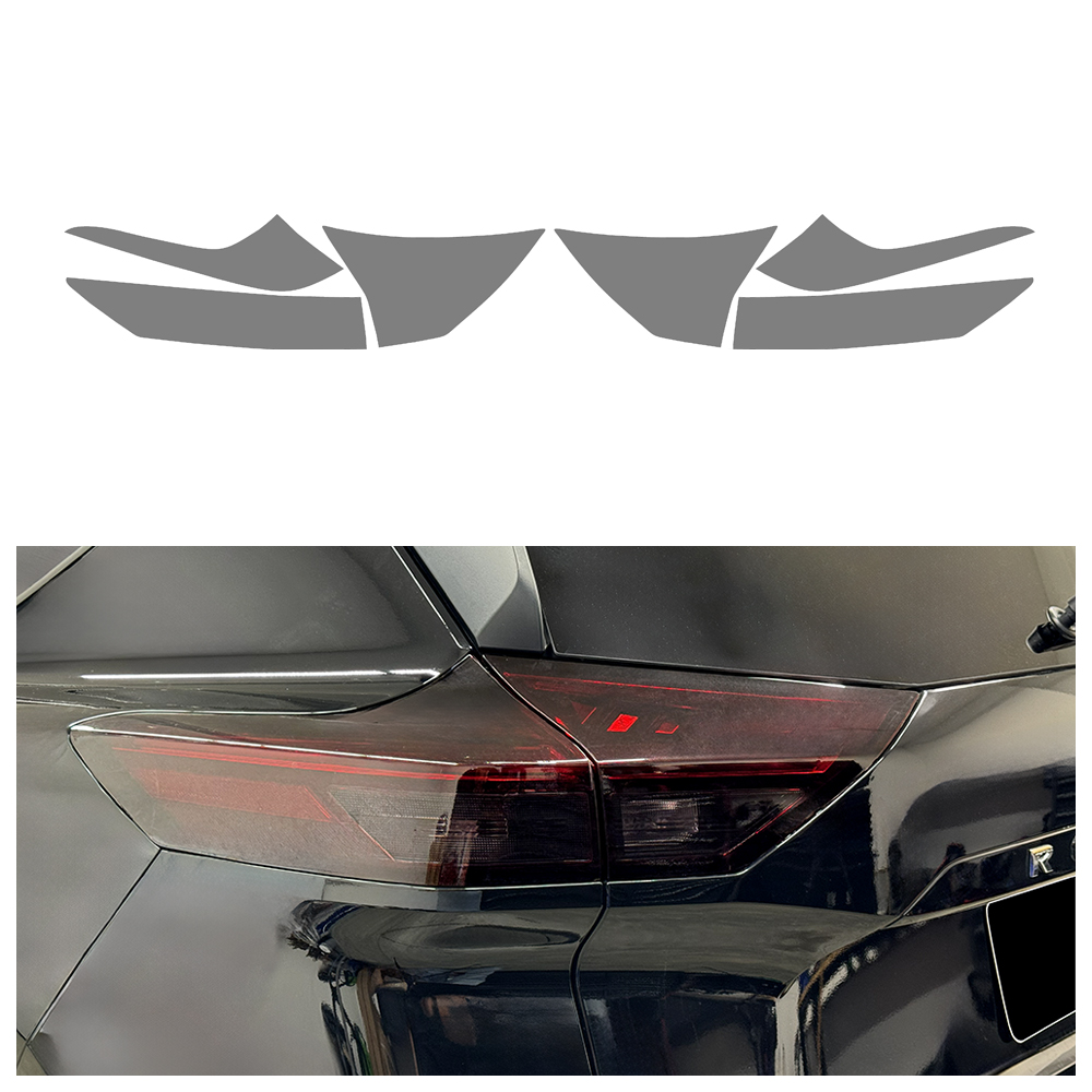 Crux Moto Tail Light Full Tint Vinyl Overlay – Light Smoke 50% | Precision Fit for Nissan Rogue 2021 + - Image 5